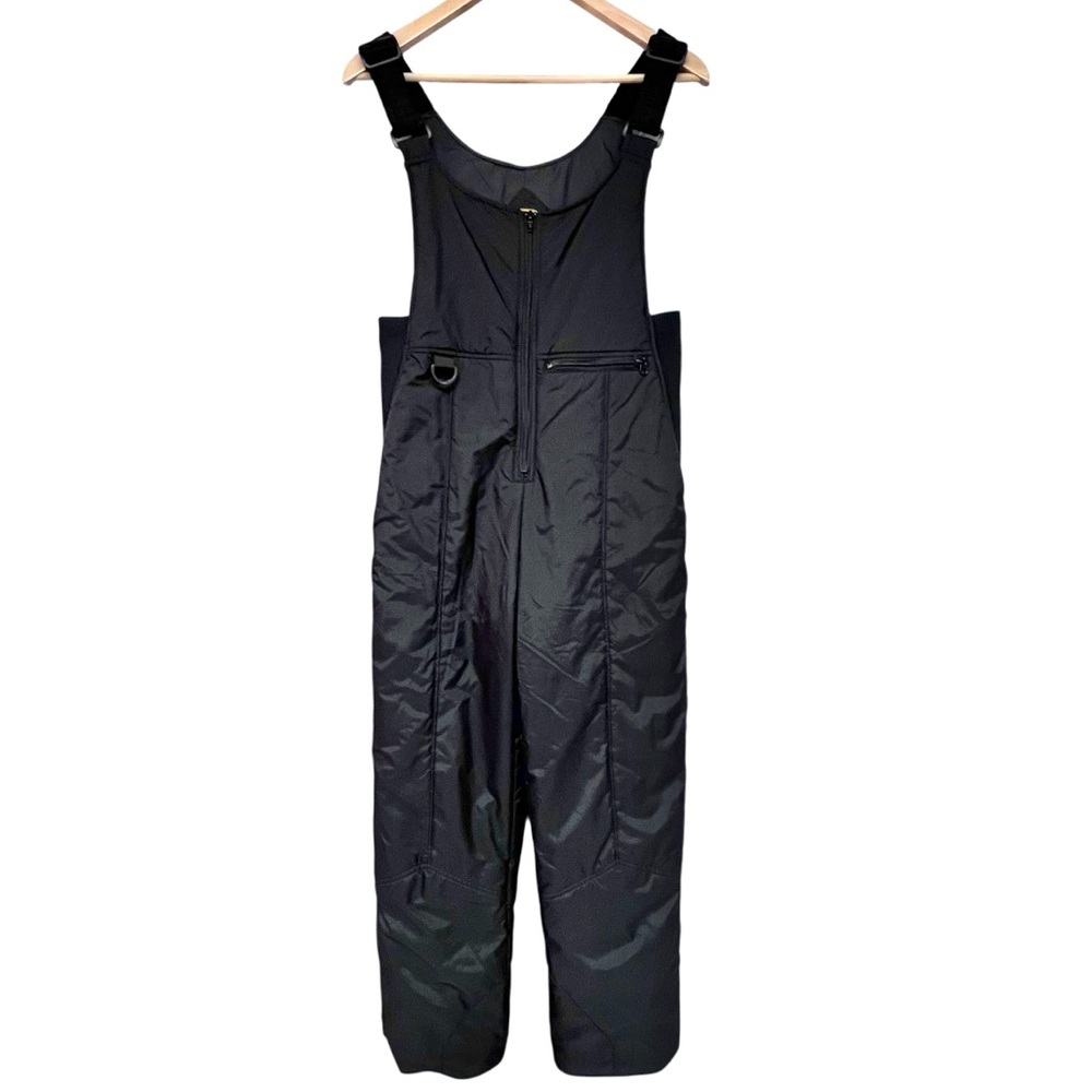 Rawik Womens Ski Bib Snow Pants M Black Insulated Waterproof Adjustable Straps